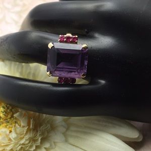 14k gold vintage Art Deco ring size 7